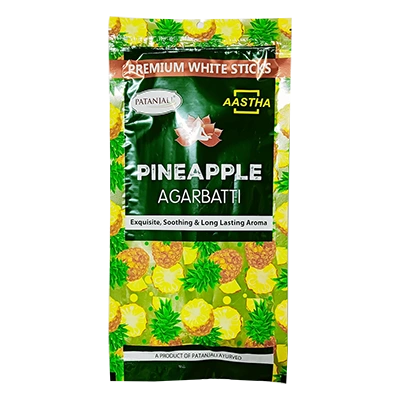 Aastha Premium White Stick Pineapple Agarbatti