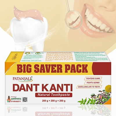 Dant Kanti Natural Toothpaste (200gx3) Big Saver Pack