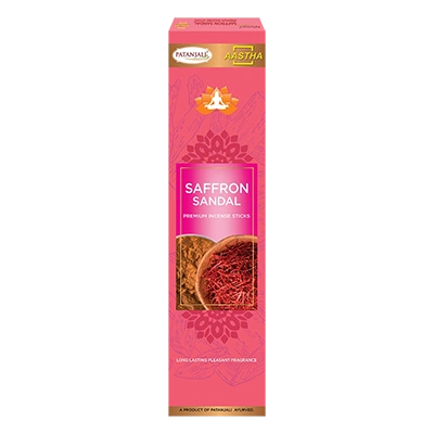 Aastha Premium Agarbatti Saffron Sandal
