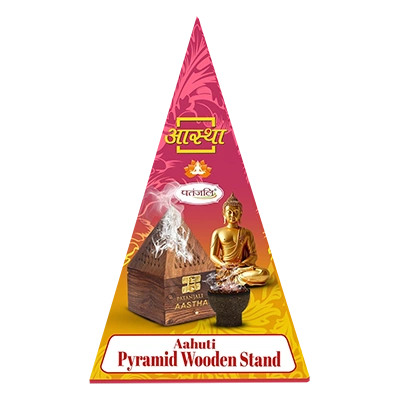 Aastha Pyramid Wooden Stand - 1 N