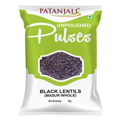 Patanjali Unpolished  Black Masur
