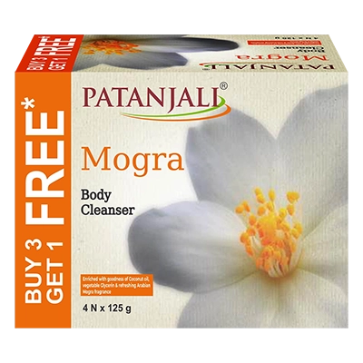 Patanjali Mogra Body Cleanser-125 G B3 G1 Free