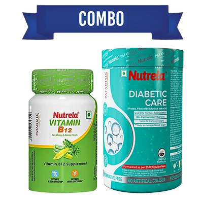 Patanjali Nutrela Diabetic Care + Vitamin B₁₂ (Combo)