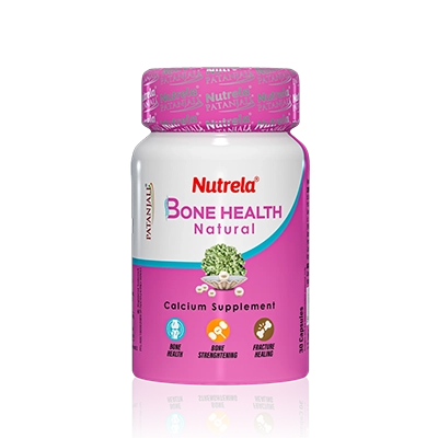 Patanjali Nutrela Bone Health - Natural 30 Capsules (Pack of 1)