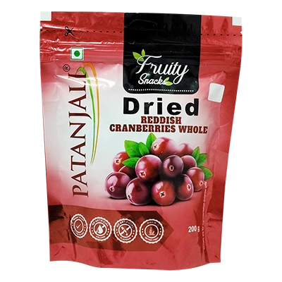 Patanjali Dried Reddish Cranberries Whole