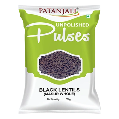 Patanjali Unpolished  Black Masur